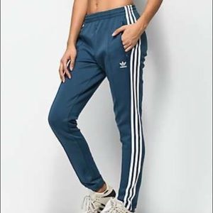 Adidas blue pants *never wore*